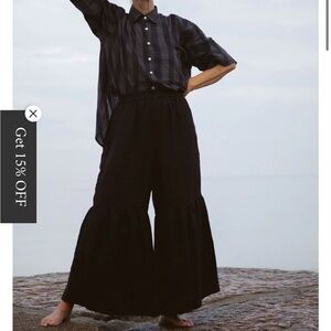 Jaggery London Paloma Ruffle Trousers